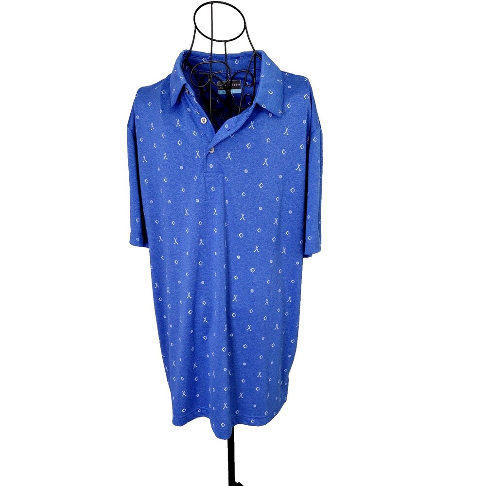 PGA MEns Golf Shirt Sx XL Blue Golf Clubs
